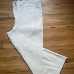 Ann Taylor white wide leg culottes